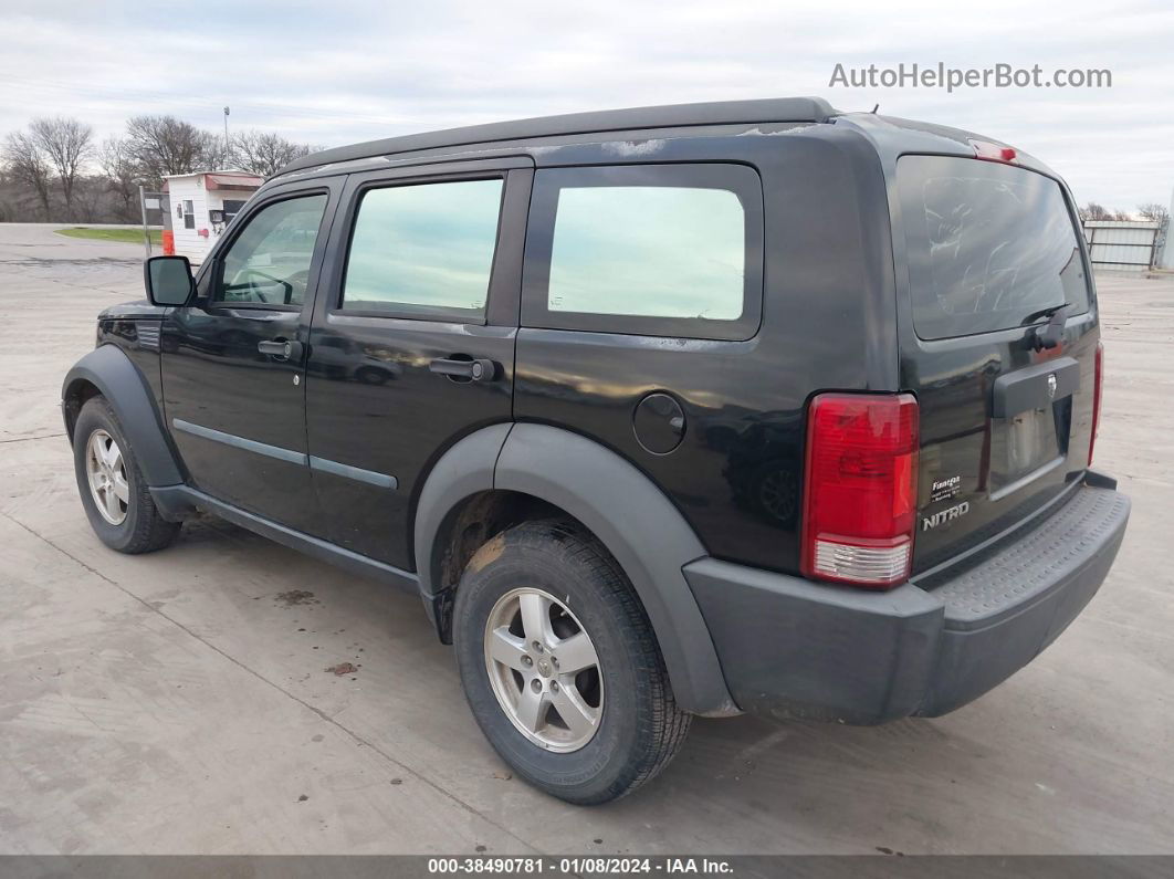 2008 Dodge Nitro Sxt Черный vin: 1D8GT28K78W135056