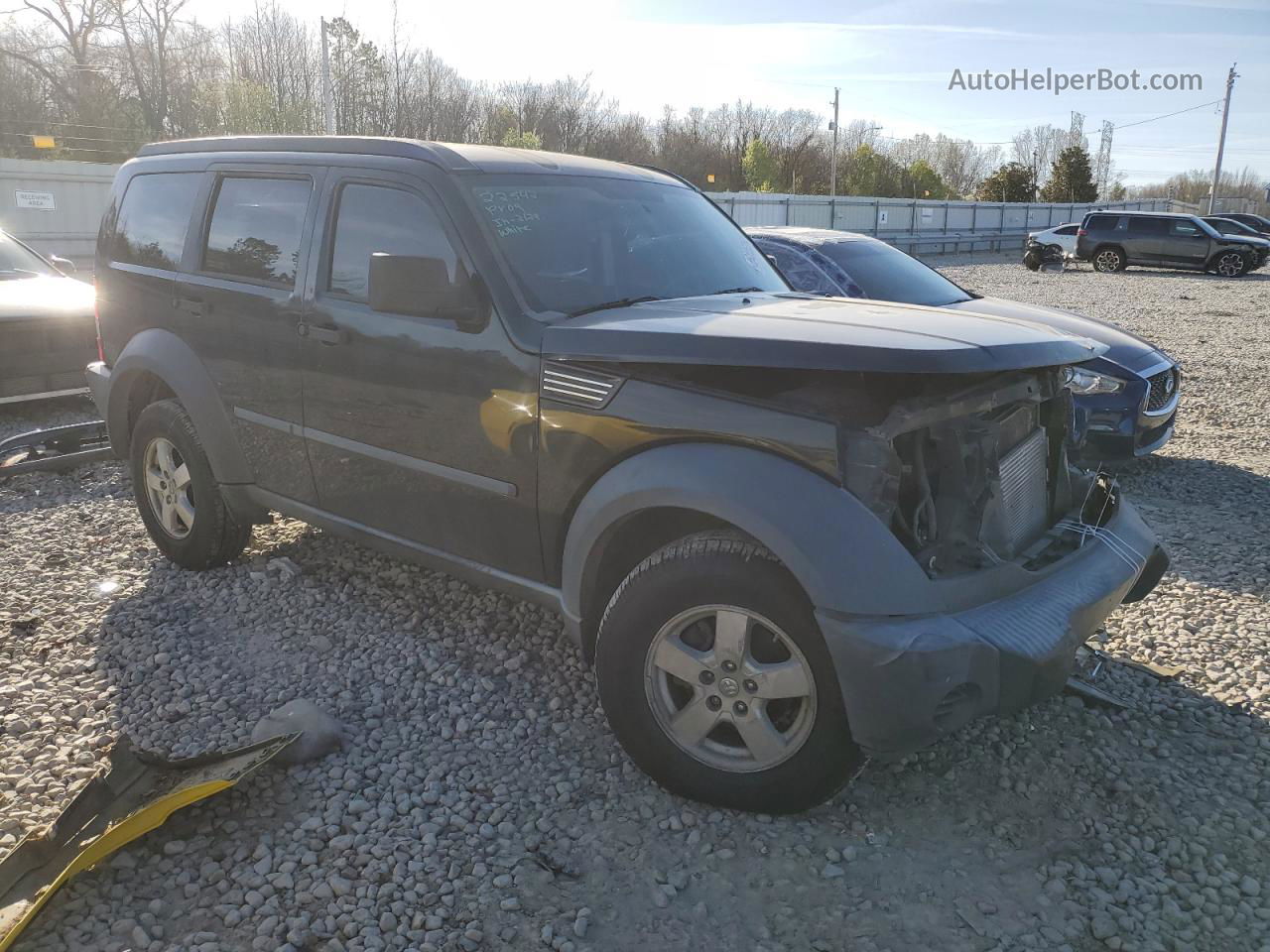 2008 Dodge Nitro Sxt Черный vin: 1D8GT28K98W191256