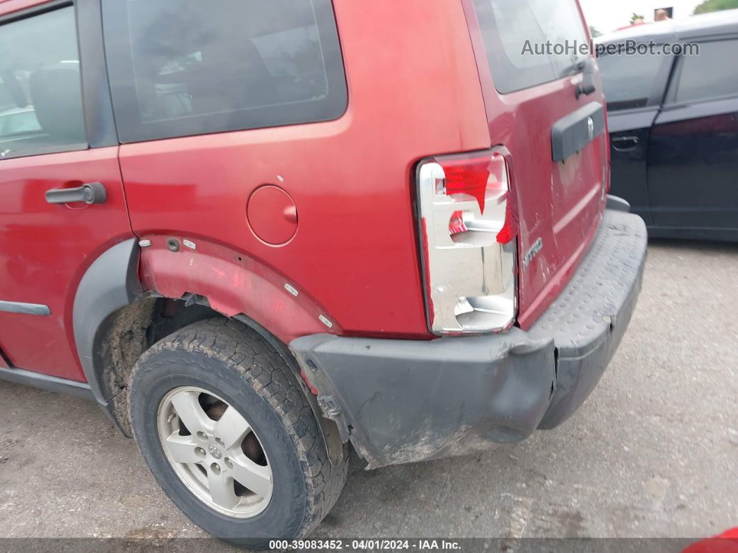 2008 Dodge Nitro Sxt Red vin: 1D8GT28K98W282334