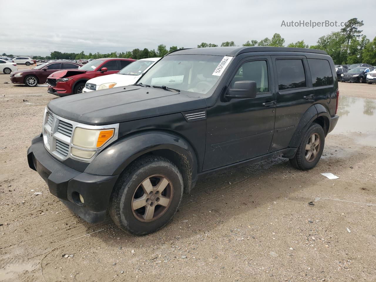 2008 Dodge Nitro Sxt Black vin: 1D8GT28KX8W104528