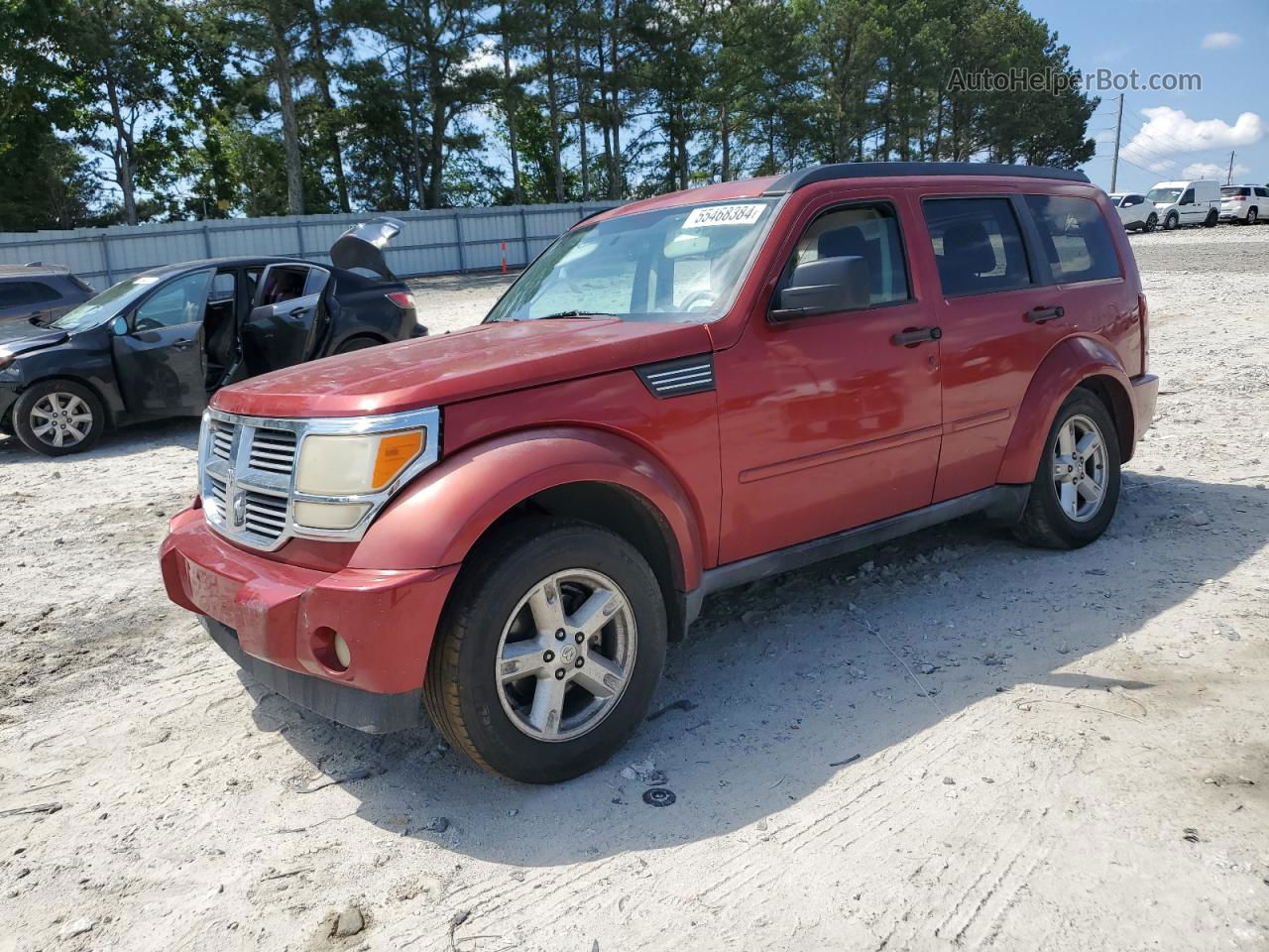 2008 Dodge Nitro Sxt Red vin: 1D8GT28KX8W150196