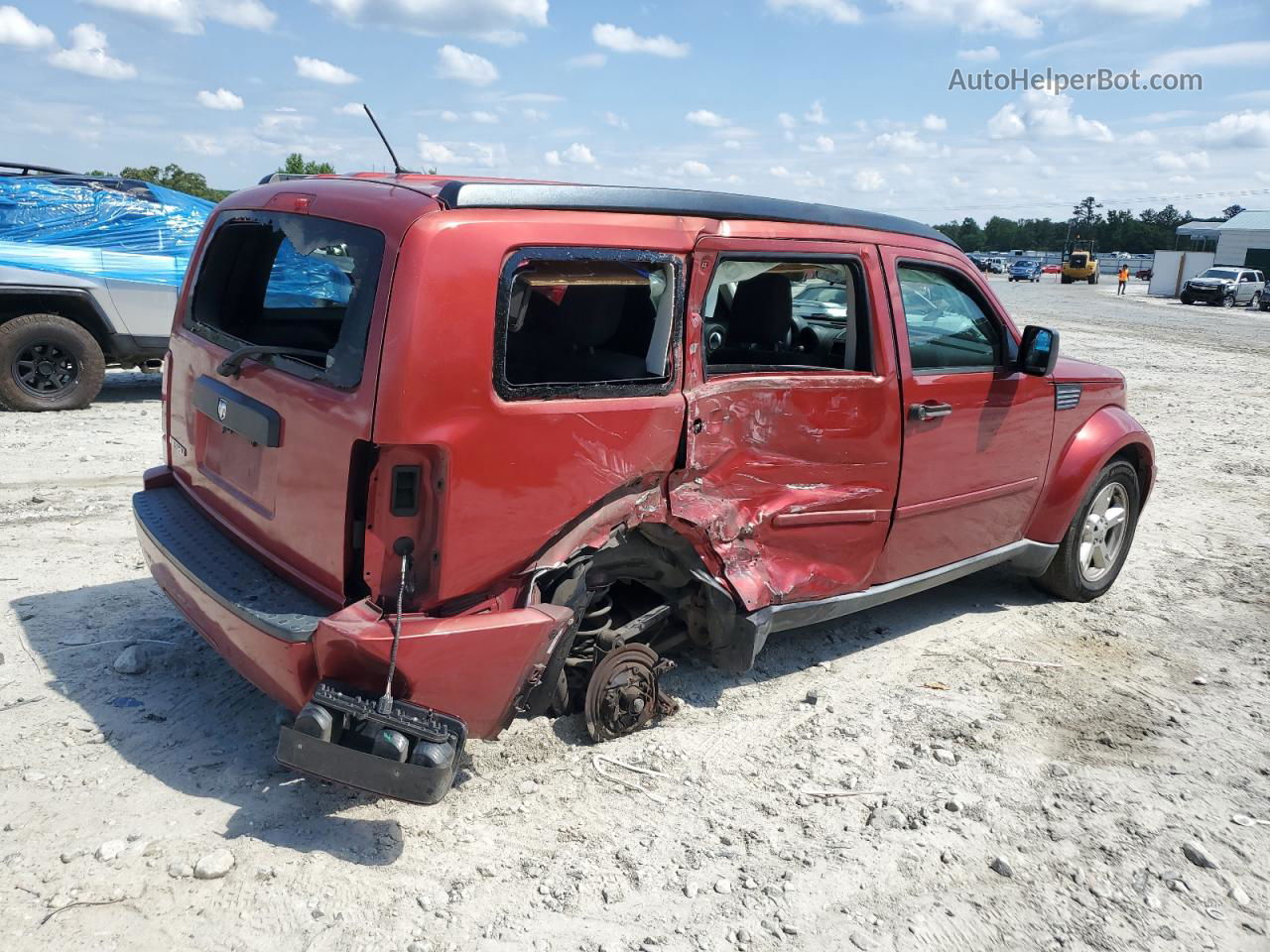 2008 Dodge Nitro Sxt Red vin: 1D8GT28KX8W150196