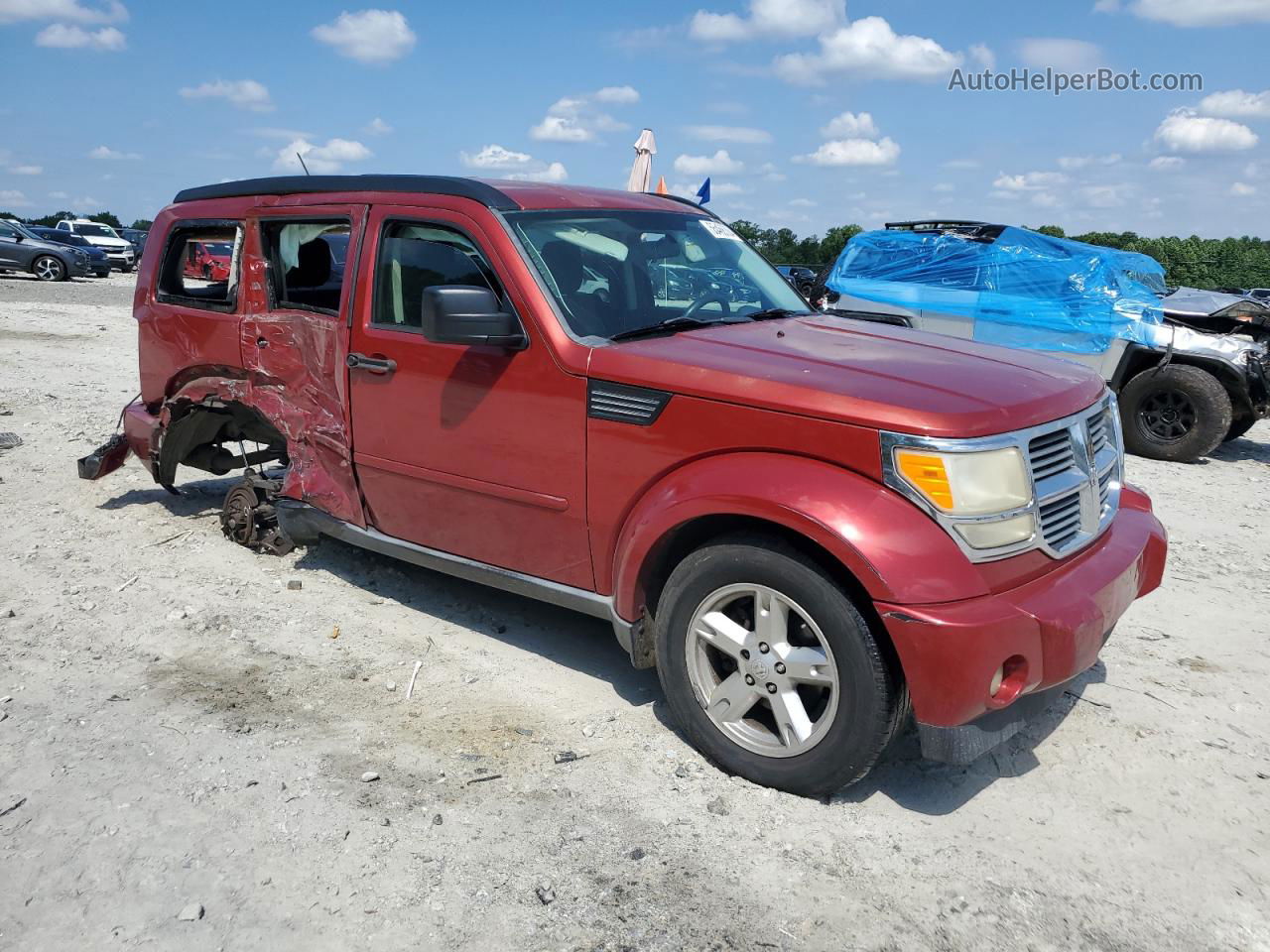 2008 Dodge Nitro Sxt Red vin: 1D8GT28KX8W150196