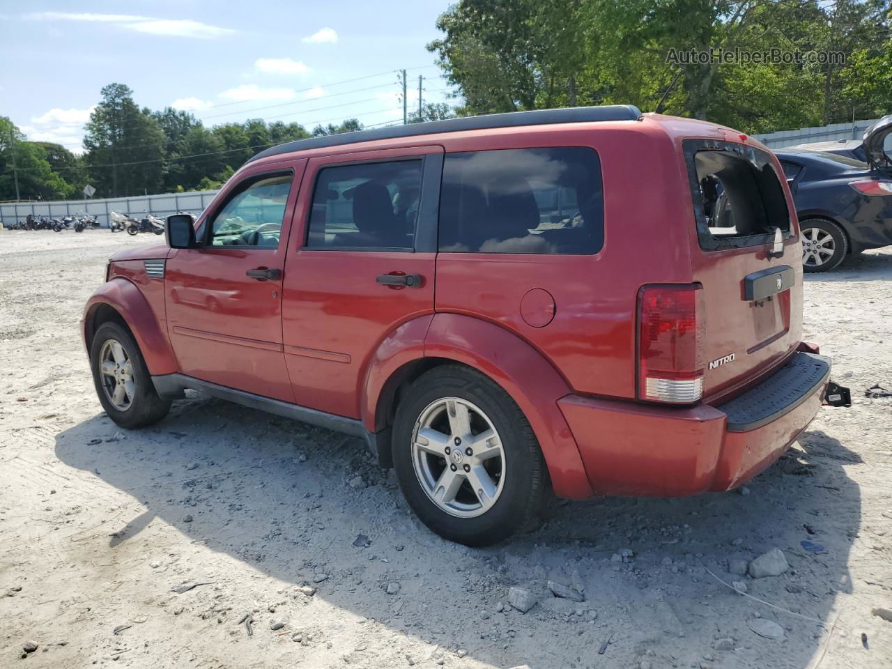 2008 Dodge Nitro Sxt Red vin: 1D8GT28KX8W150196