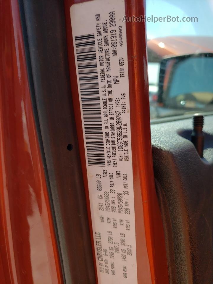 2008 Dodge Nitro R/t Orange vin: 1D8GT58628W280767