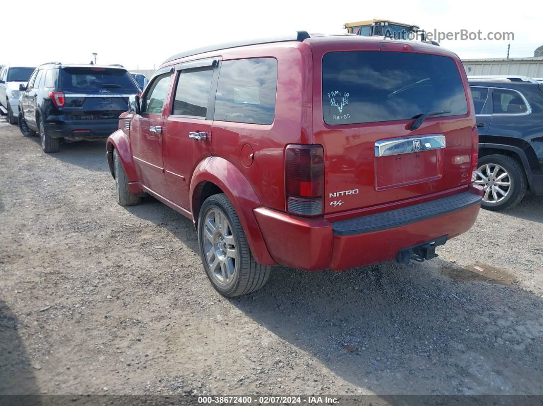 2008 Dodge Nitro Slt/rt Burgundy vin: 1D8GT58668W110685