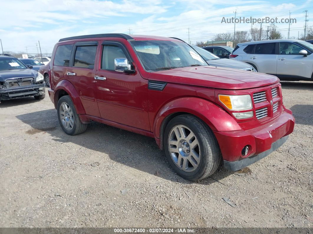 2008 Dodge Nitro Slt/rt Burgundy vin: 1D8GT58668W110685