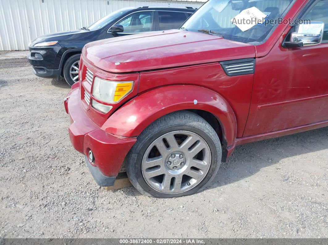 2008 Dodge Nitro Slt/rt Burgundy vin: 1D8GT58668W110685