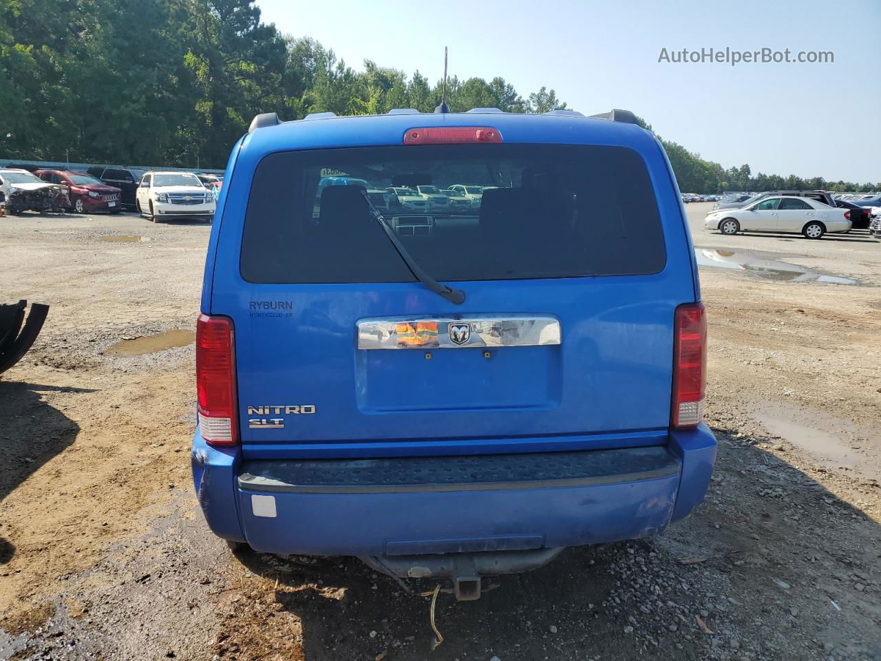 2008 Dodge Nitro Slt Blue vin: 1D8GT58K08W120626