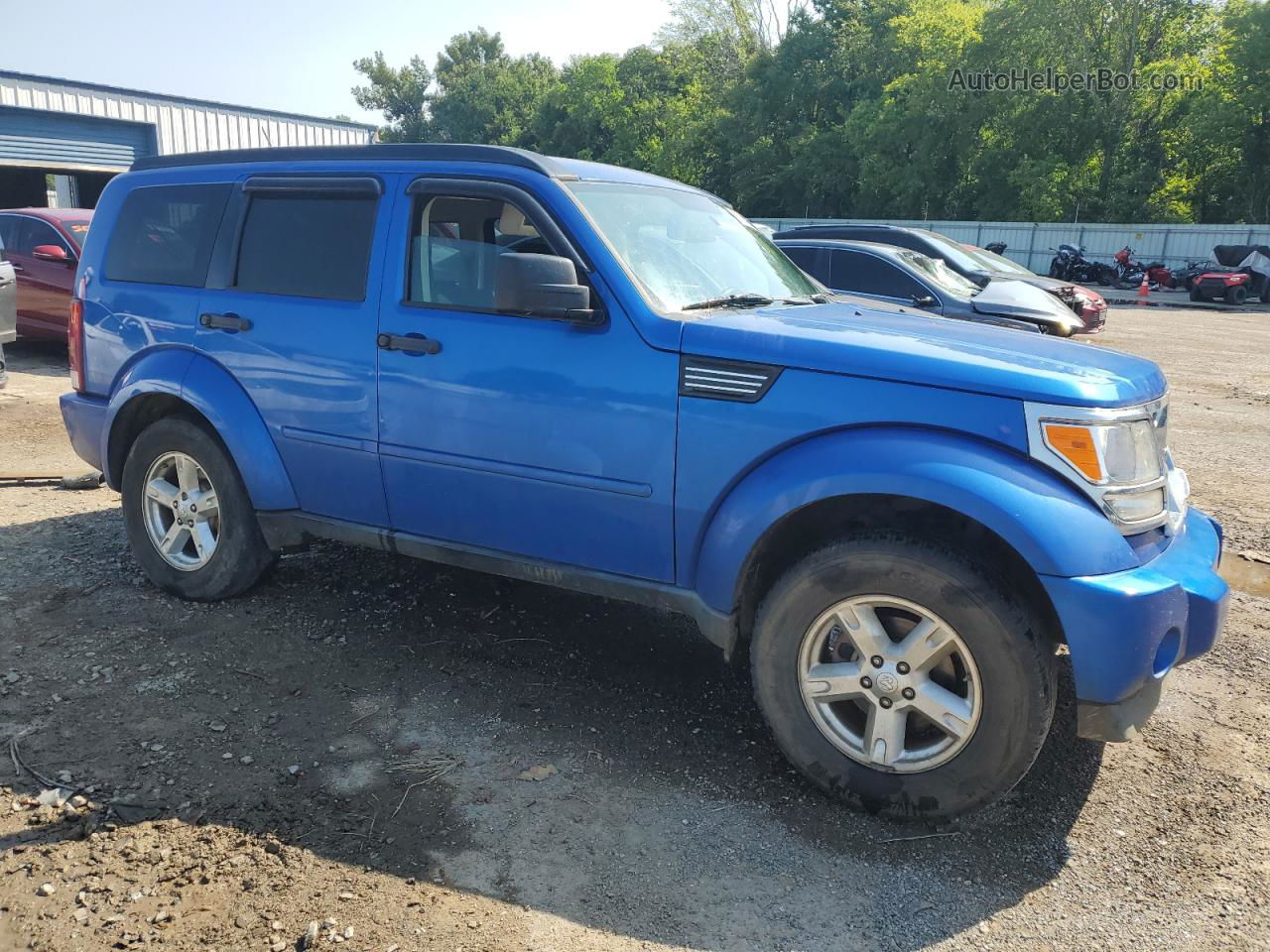 2008 Dodge Nitro Slt Синий vin: 1D8GT58K08W120626