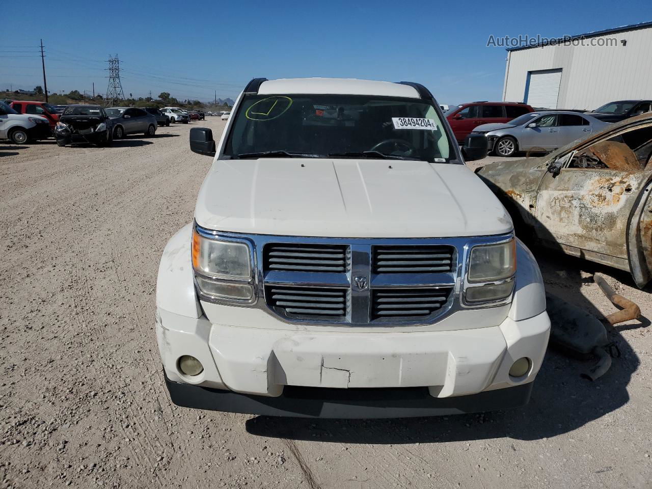 2008 Dodge Nitro Slt White vin: 1D8GT58K18W130582