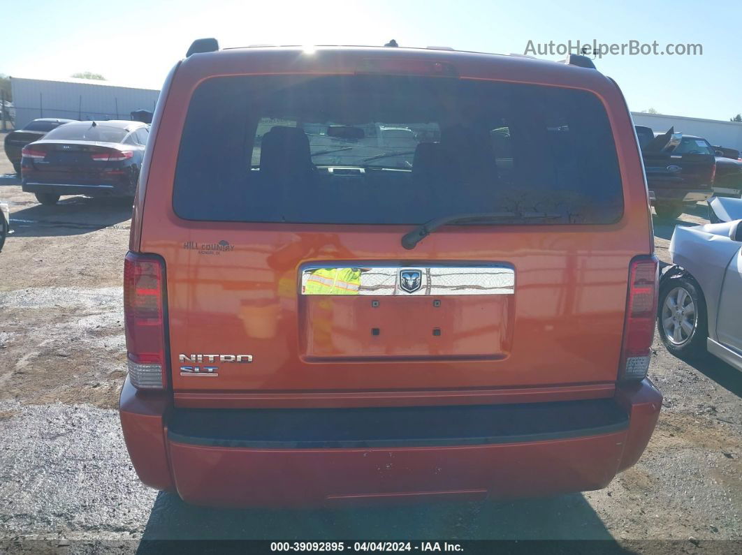 2008 Dodge Nitro Slt/rt Orange vin: 1D8GT58K28W218556