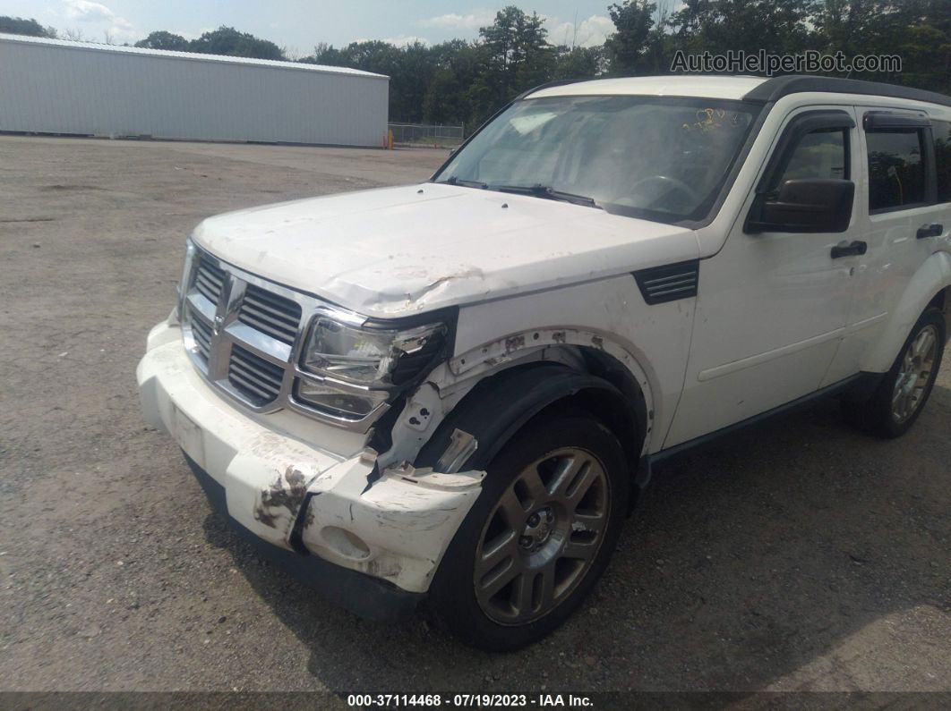 2008 Dodge Nitro Slt White vin: 1D8GT58K68W114717