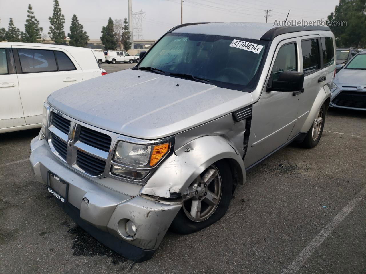 2008 Dodge Nitro Slt Silver vin: 1D8GT58K98W127607