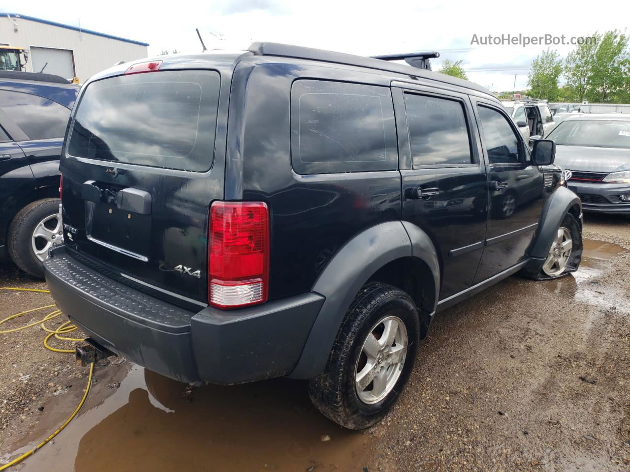 2008 Dodge Nitro Sxt Black vin: 1D8GU28K18W239166