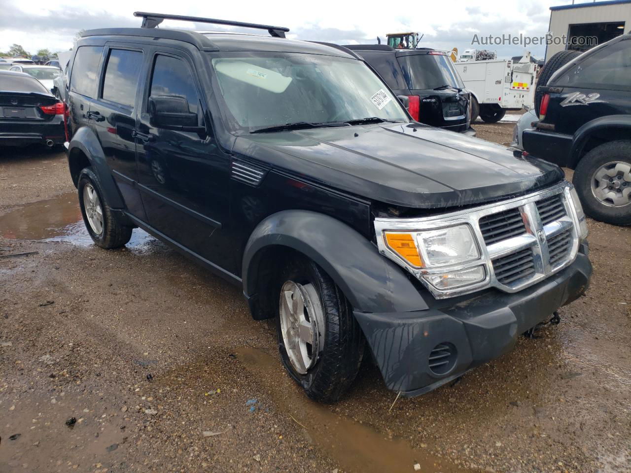 2008 Dodge Nitro Sxt Black vin: 1D8GU28K18W239166