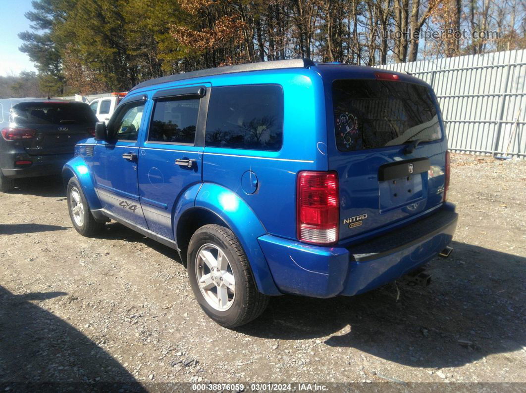 2008 Dodge Nitro Sxt Blue vin: 1D8GU28K28W128433