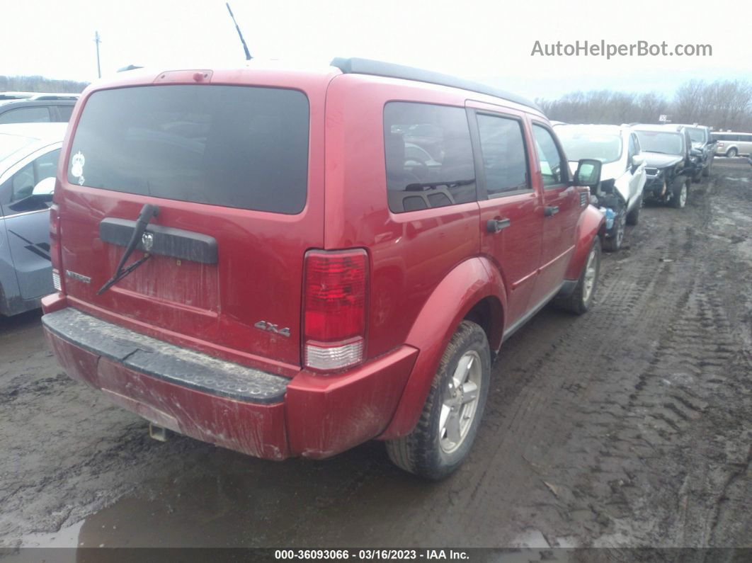 2008 Dodge Nitro Sxt Red vin: 1D8GU28K28W219878