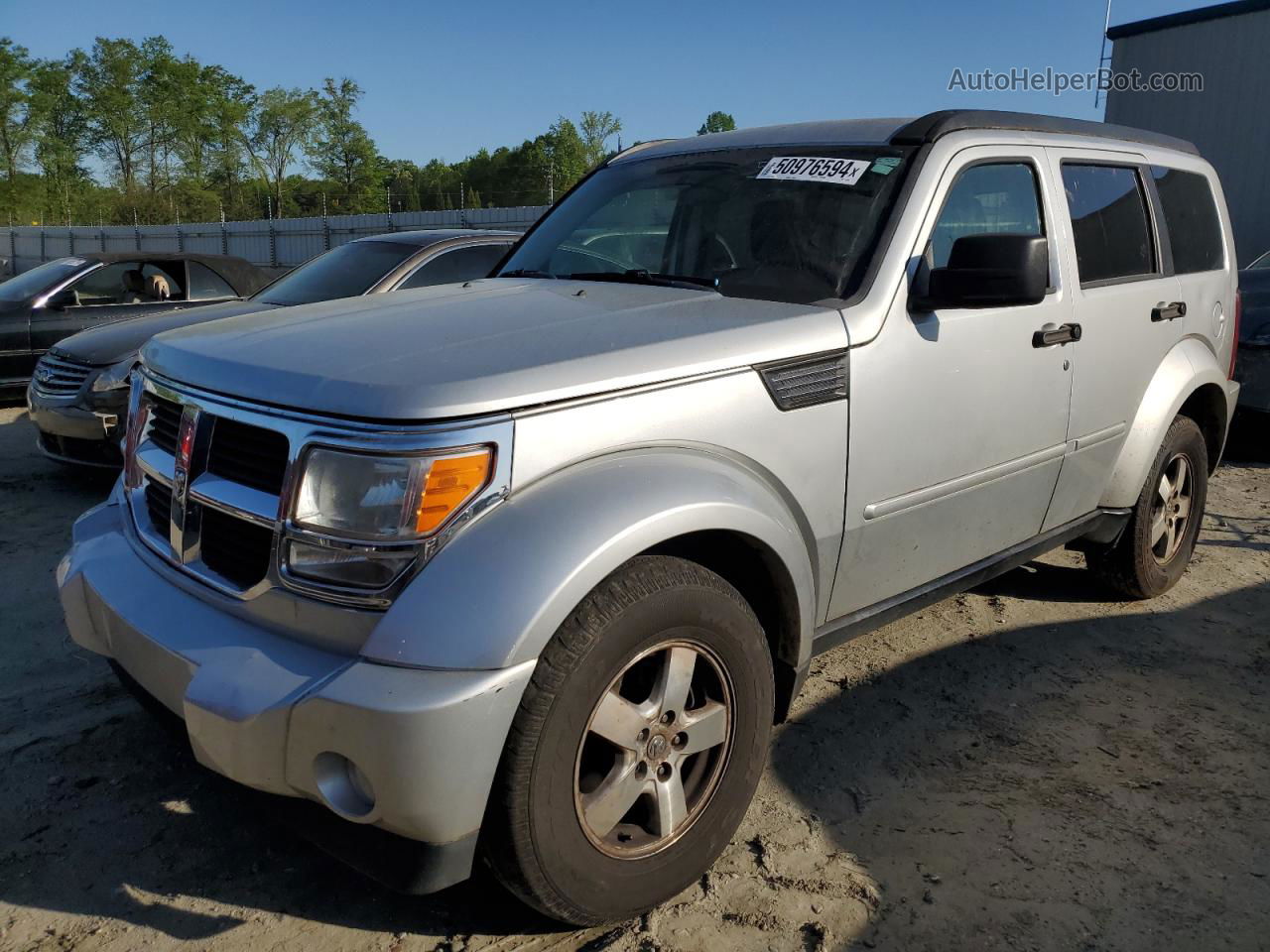 2008 Dodge Nitro Sxt Silver vin: 1D8GU28K38W151106