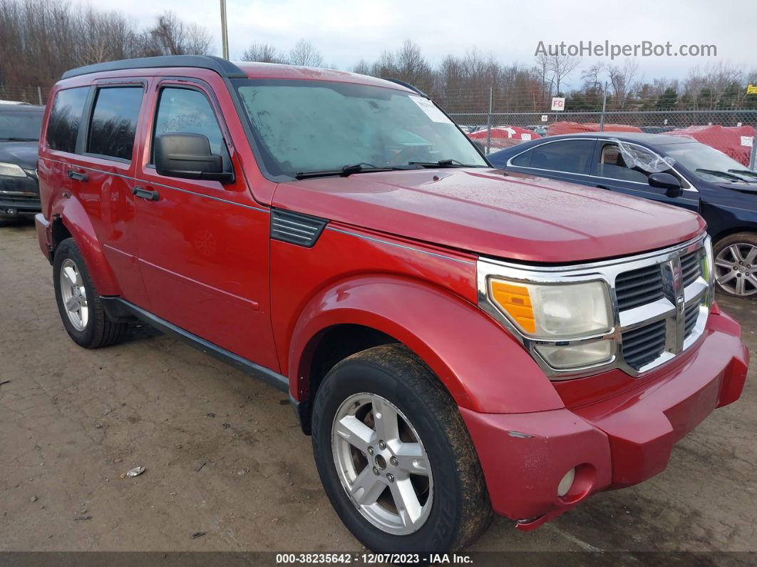 2008 Dodge Nitro Sxt Red vin: 1D8GU28K38W236625