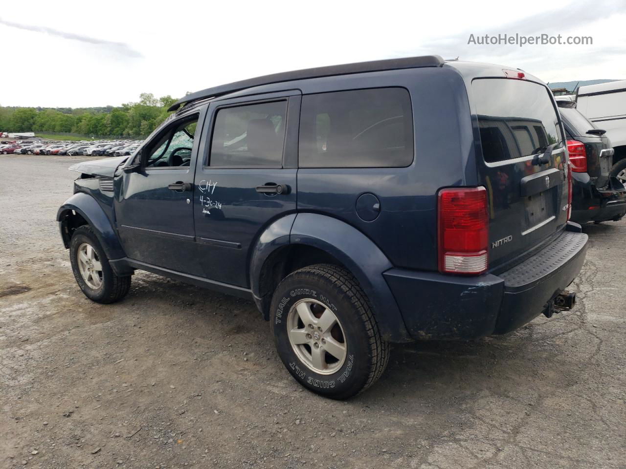 2008 Dodge Nitro Sxt Blue vin: 1D8GU28K48W130779