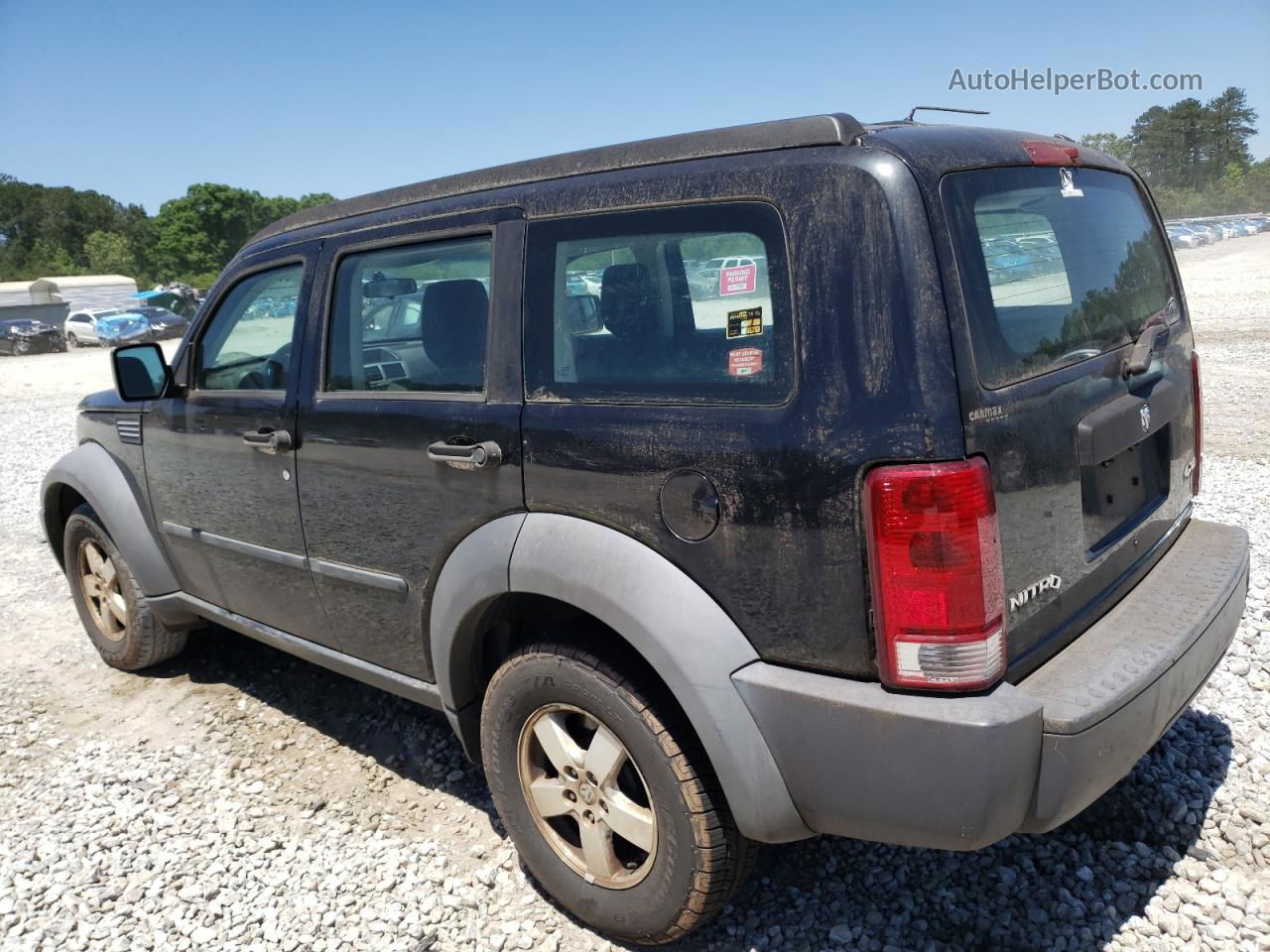 2008 Dodge Nitro Sxt Black vin: 1D8GU28K48W167444