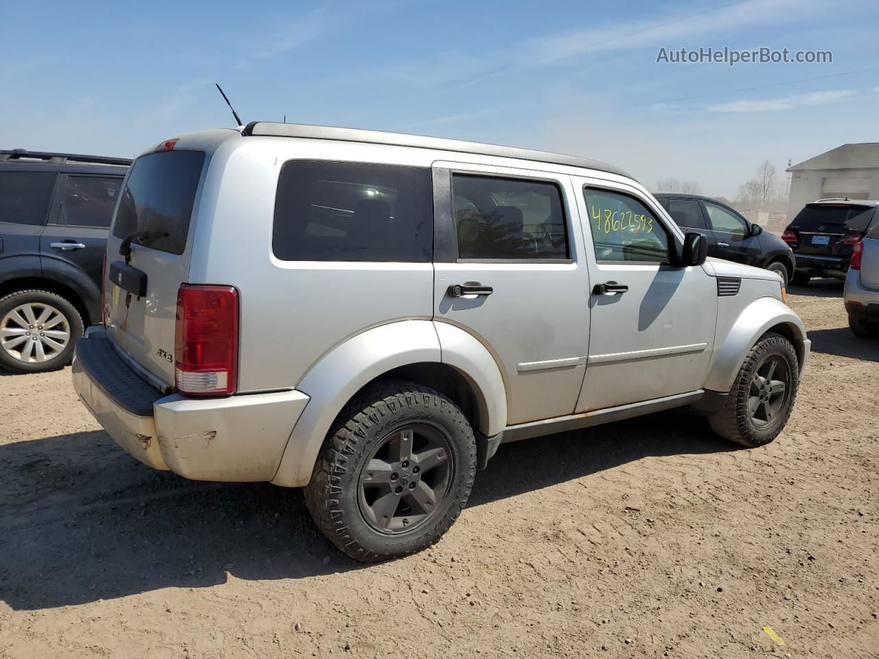 2008 Dodge Nitro Sxt Silver vin: 1D8GU28K48W229246