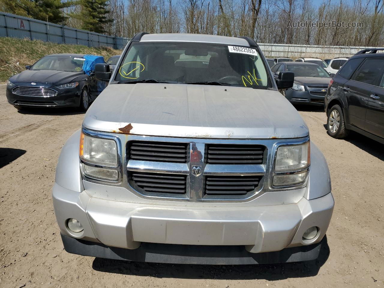 2008 Dodge Nitro Sxt Silver vin: 1D8GU28K48W229246