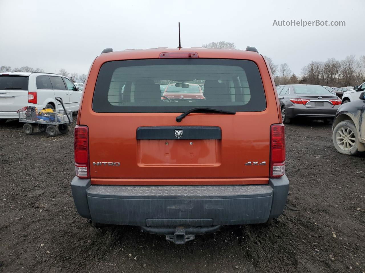 2008 Dodge Nitro Sxt Orange vin: 1D8GU28K58W153830