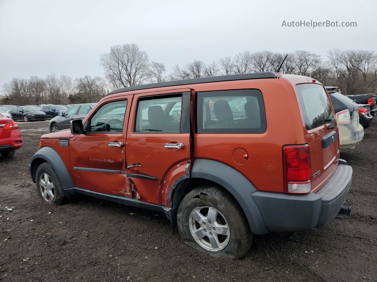 2008 Dodge Nitro Sxt Orange vin: 1D8GU28K58W153830