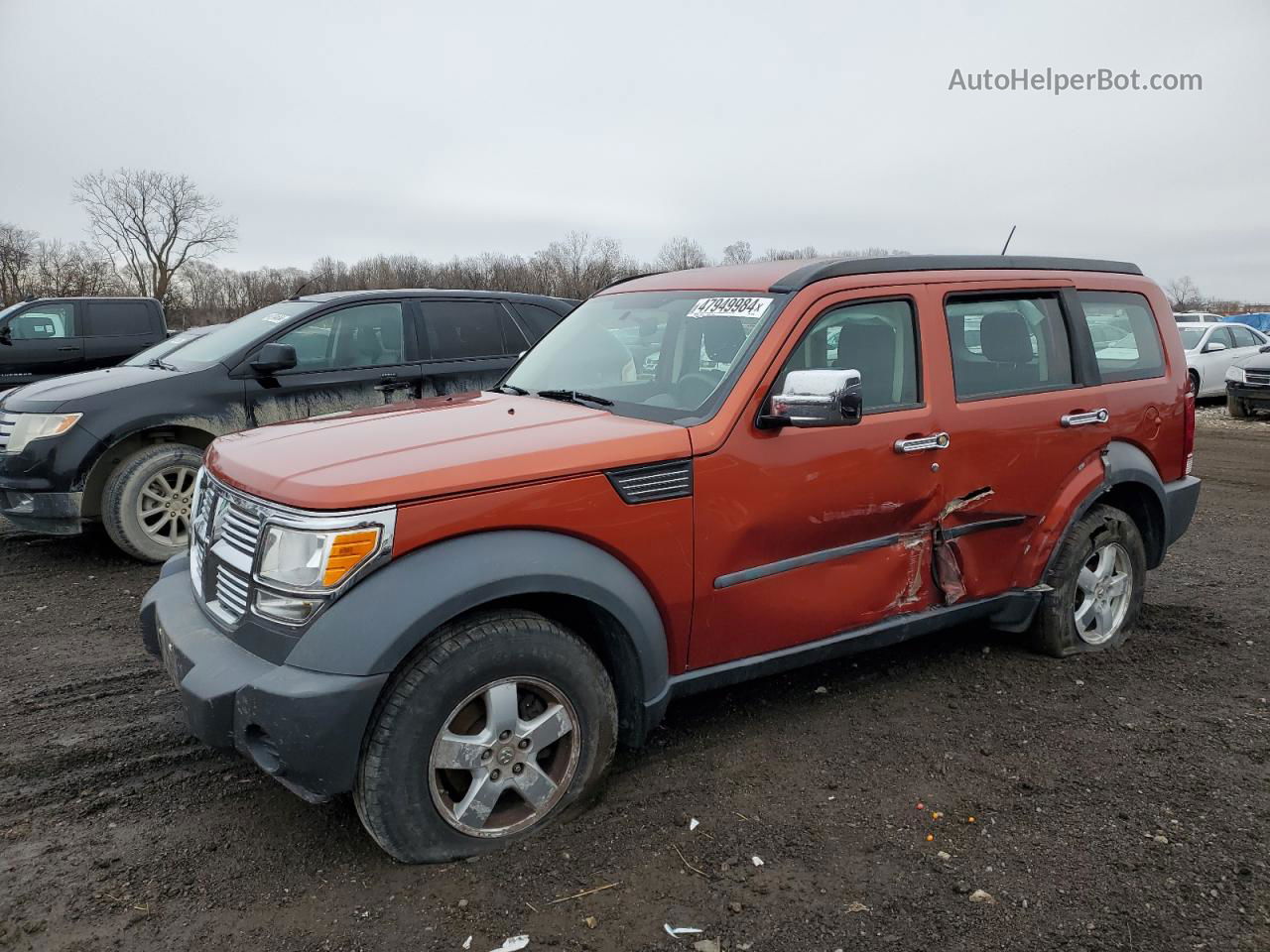 2008 Dodge Nitro Sxt Orange vin: 1D8GU28K58W153830