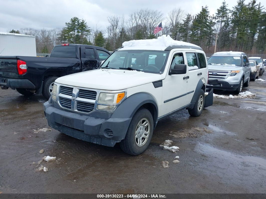 2008 Dodge Nitro Sxt White vin: 1D8GU28K58W185208