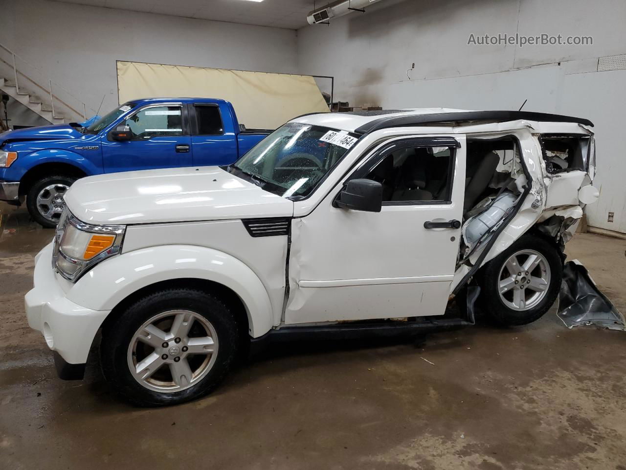 2008 Dodge Nitro Sxt White vin: 1D8GU28K58W284787