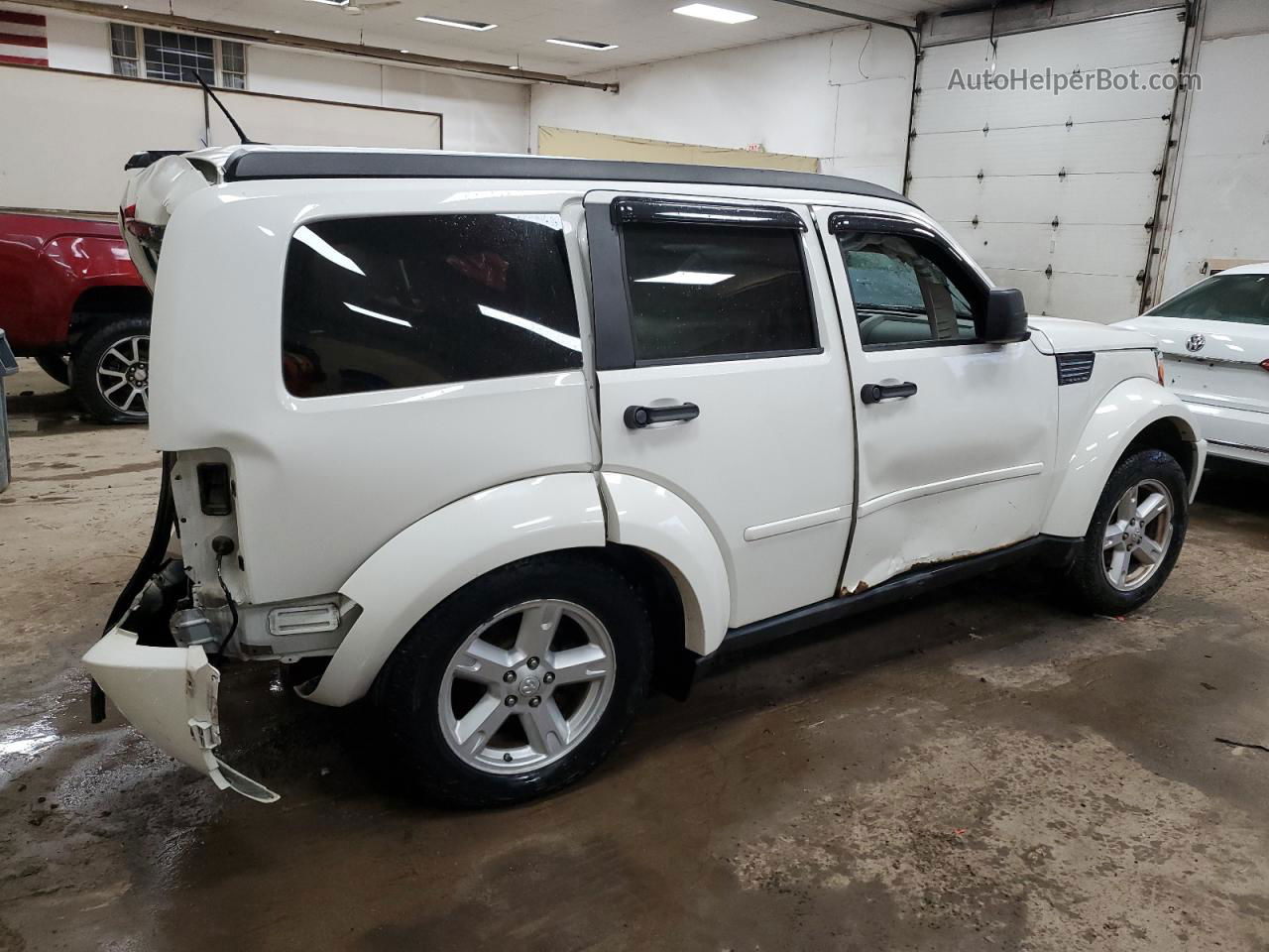 2008 Dodge Nitro Sxt White vin: 1D8GU28K58W284787