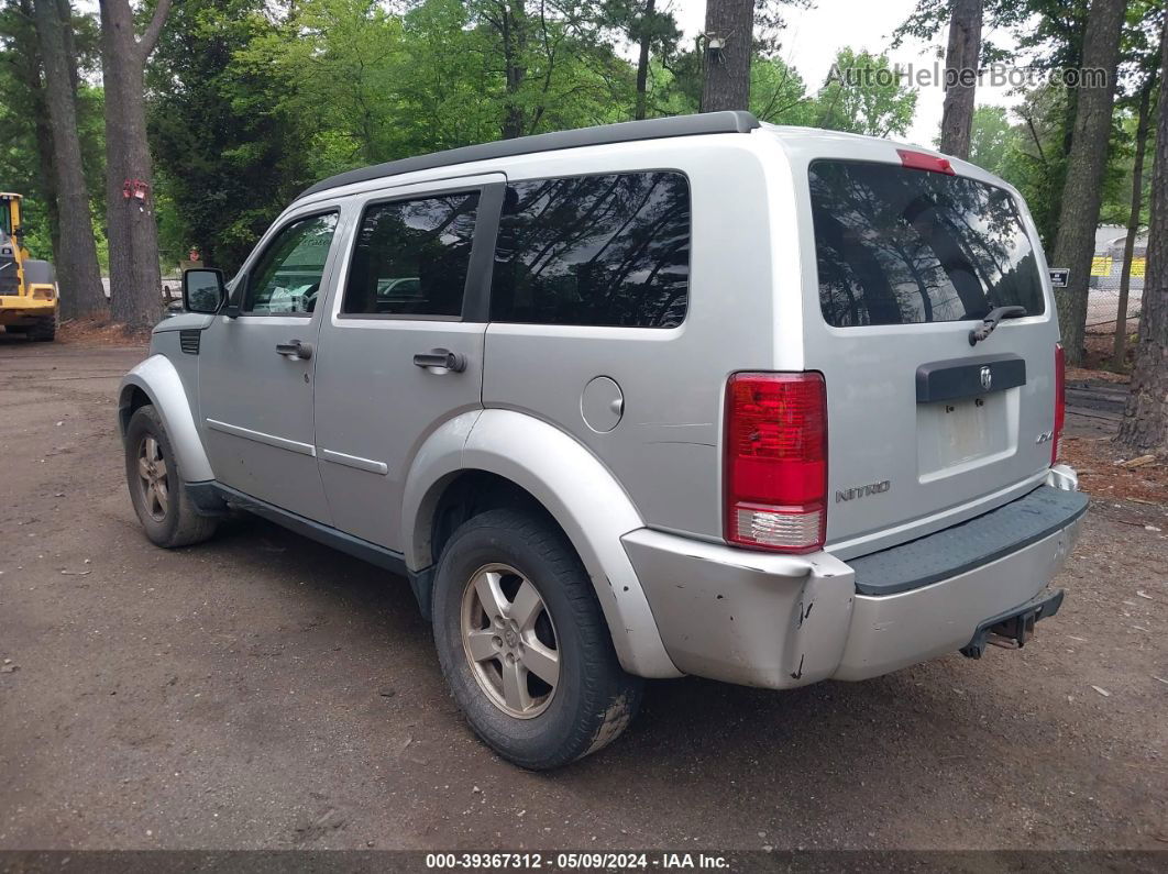 2008 Dodge Nitro Sxt Silver vin: 1D8GU28K68W105088