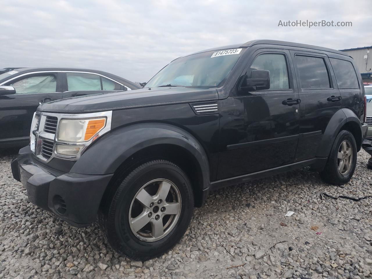 2008 Dodge Nitro Sxt Black vin: 1D8GU28K68W118195