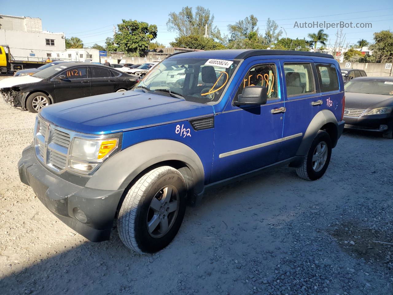 2008 Dodge Nitro Sxt Blue vin: 1D8GU28K68W165890