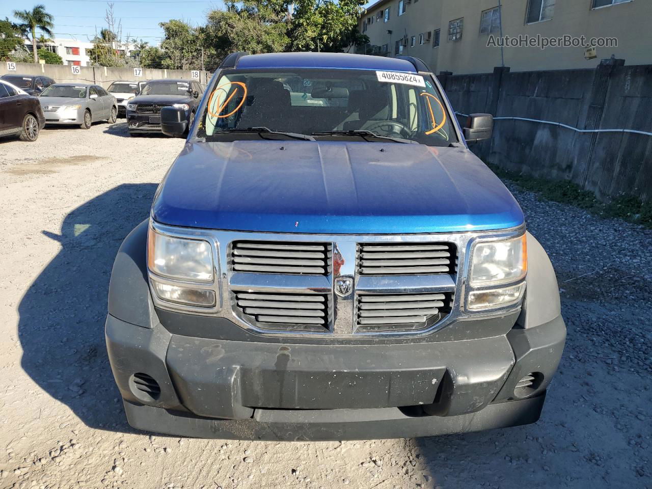 2008 Dodge Nitro Sxt Blue vin: 1D8GU28K68W165890