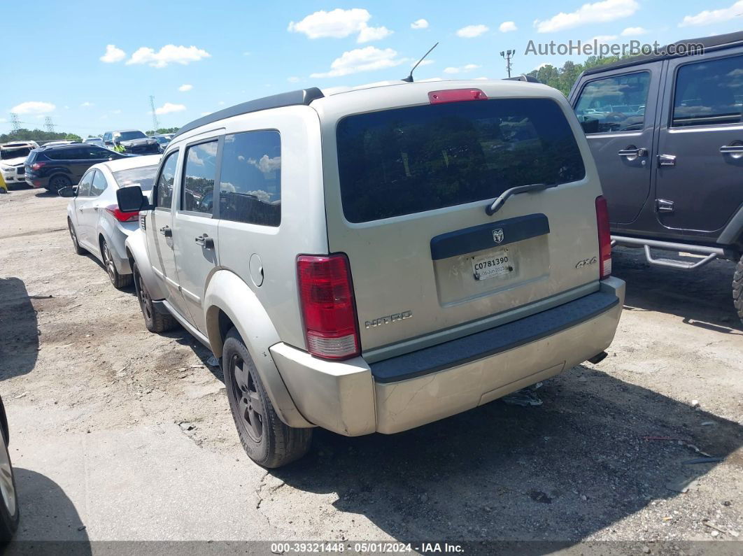 2008 Dodge Nitro Sxt Бежевый vin: 1D8GU28K68W234044