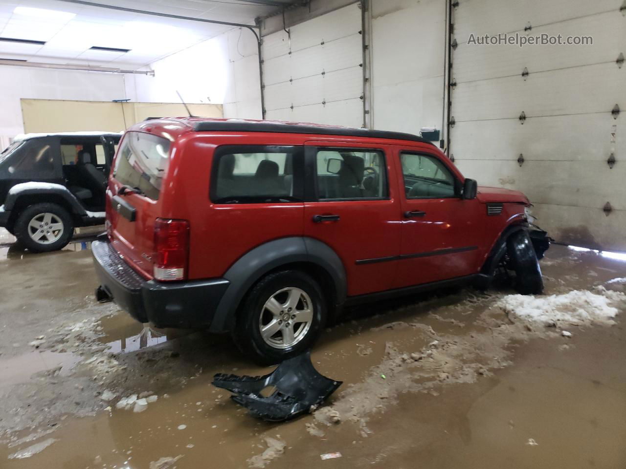 2008 Dodge Nitro Sxt Red vin: 1D8GU28K68W258330