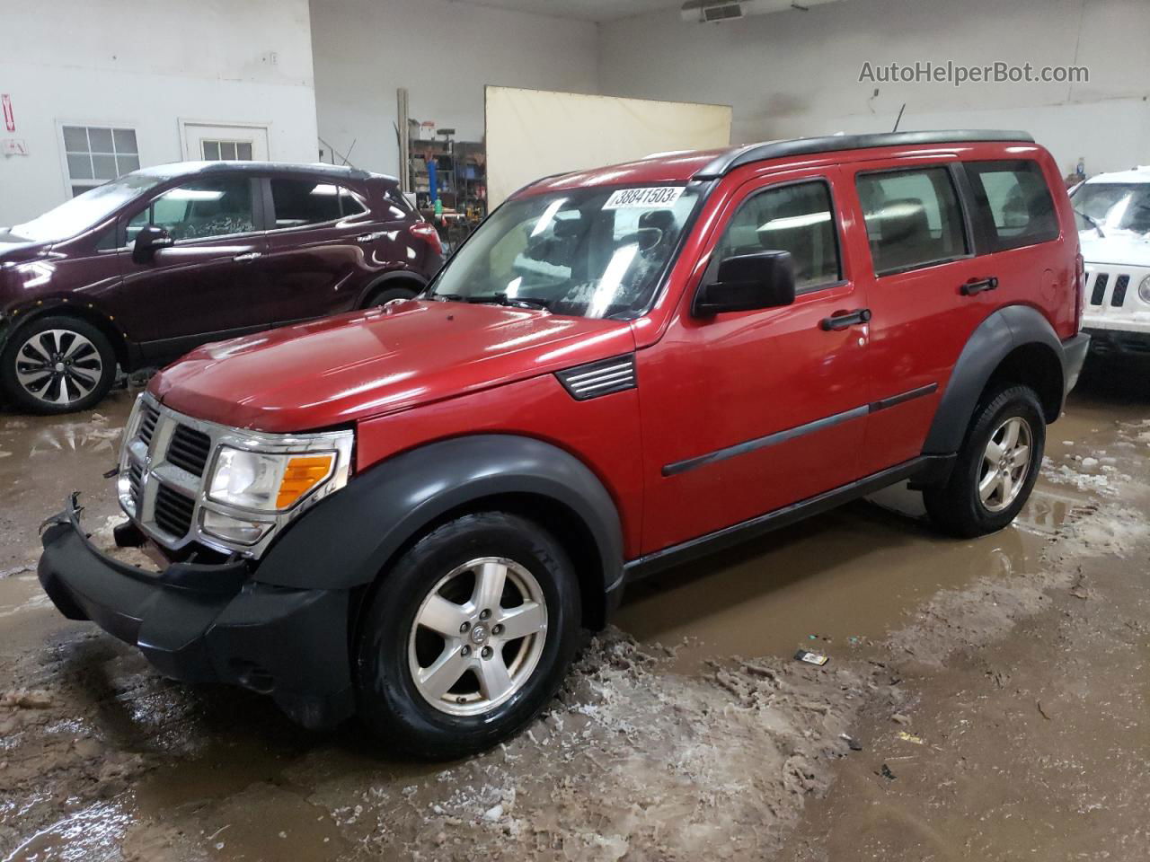 2008 Dodge Nitro Sxt Red vin: 1D8GU28K68W258330