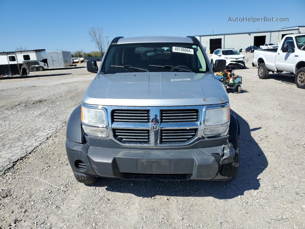 2008 Dodge Nitro Sxt Silver vin: 1D8GU28K78W153960