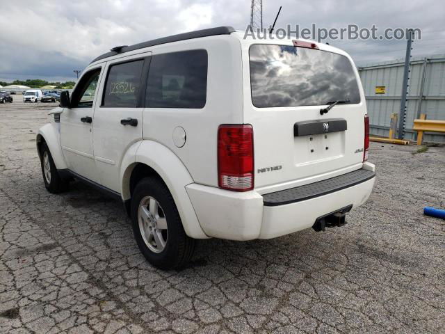 2008 Dodge Nitro Sxt White vin: 1D8GU28K98W138506