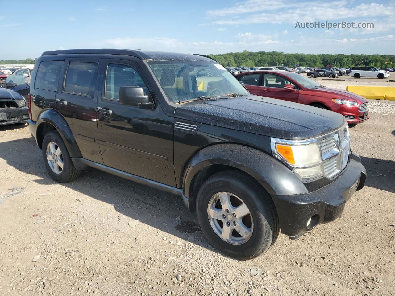 2008 Dodge Nitro Sxt Черный vin: 1D8GU28K98W218808