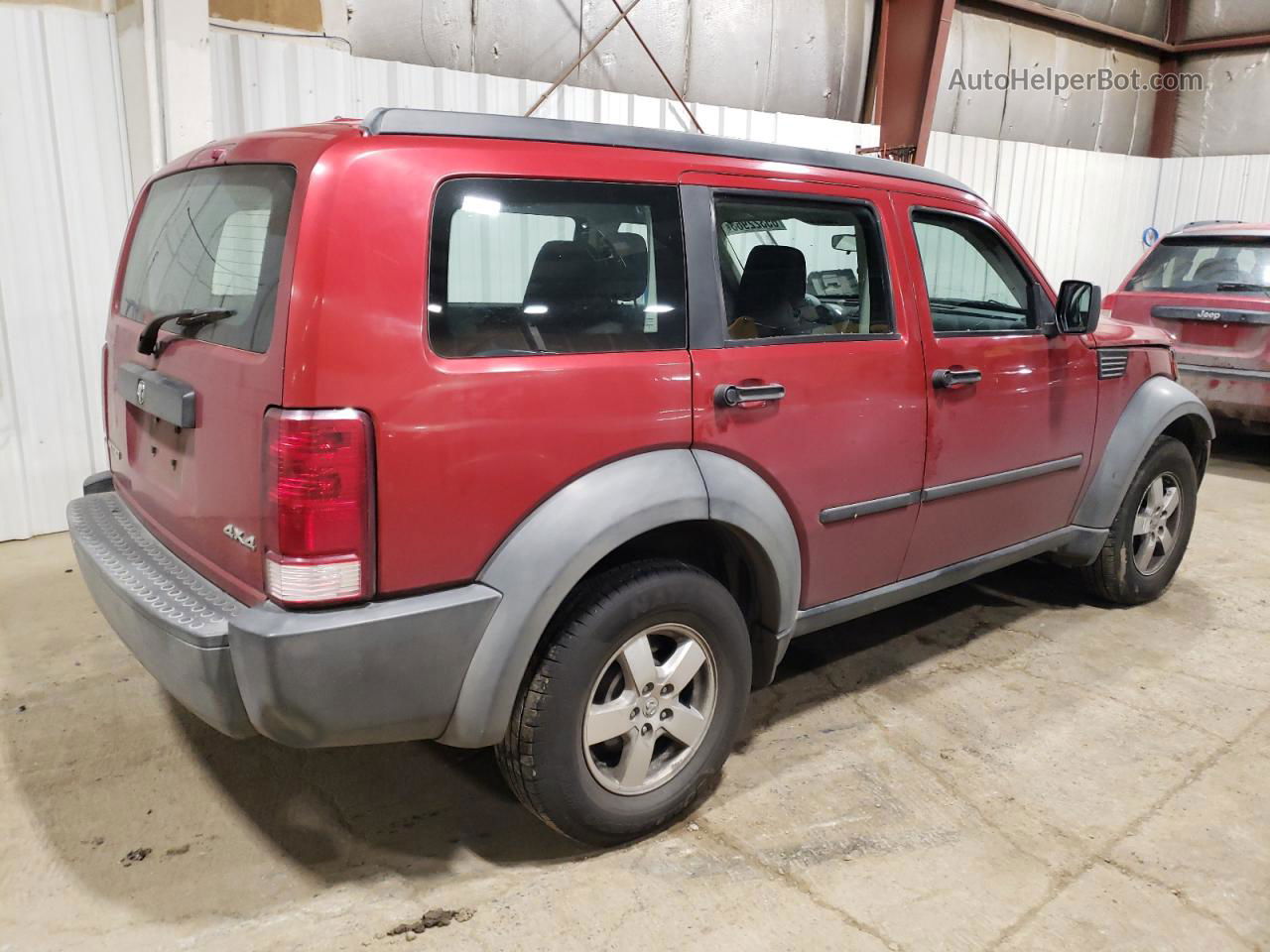 2008 Dodge Nitro Sxt Burgundy vin: 1D8GU28K98W241134