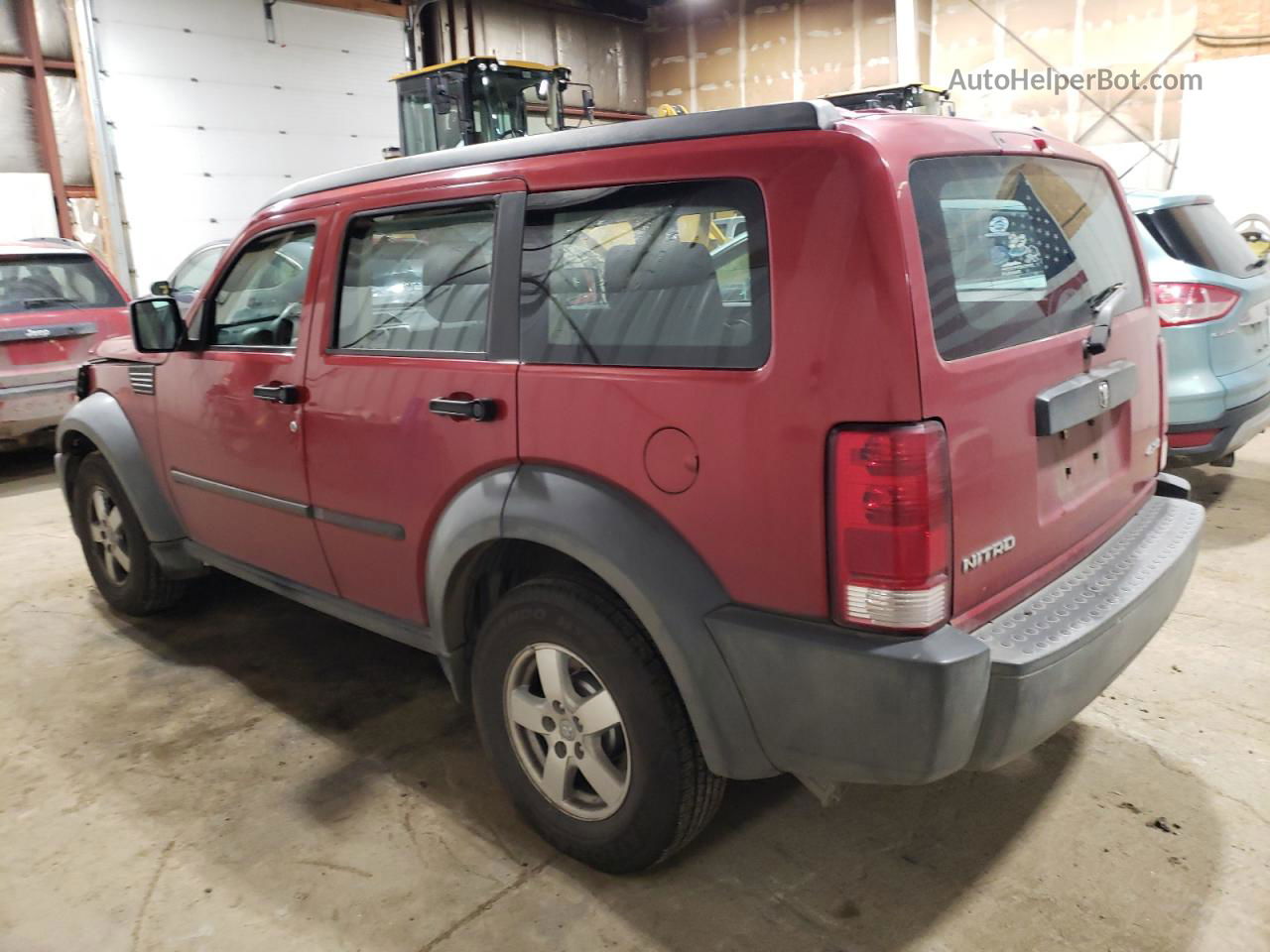 2008 Dodge Nitro Sxt Burgundy vin: 1D8GU28K98W241134