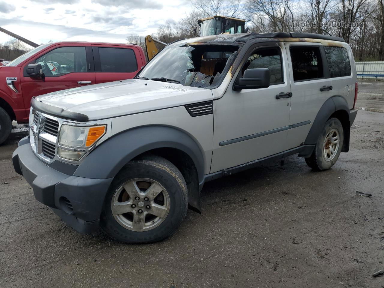 2008 Dodge Nitro Sxt Silver vin: 1D8GU28K98W248388