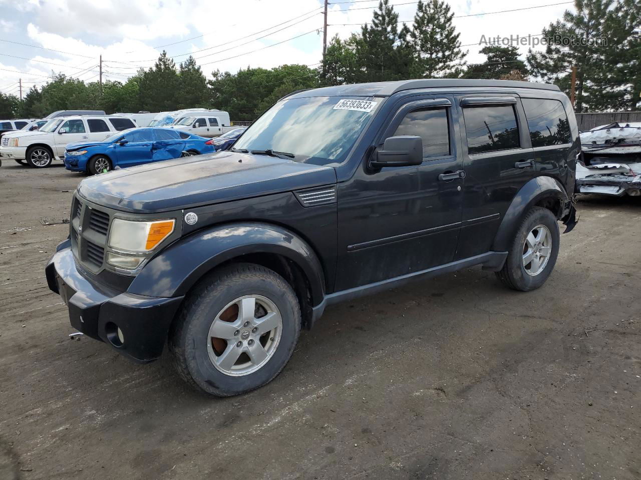 2008 Dodge Nitro Sxt Black vin: 1D8GU28K98W254126