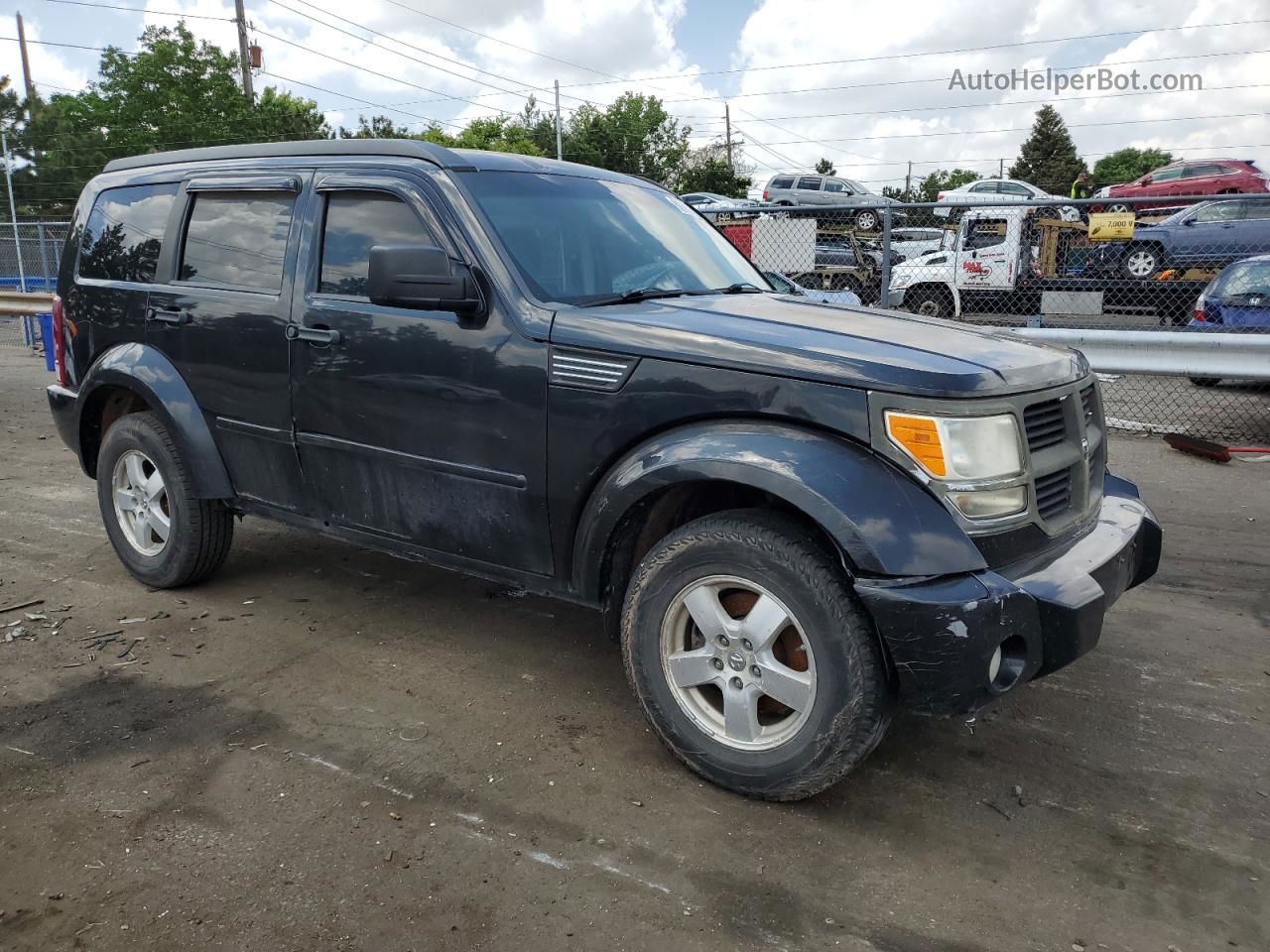 2008 Dodge Nitro Sxt Black vin: 1D8GU28K98W254126