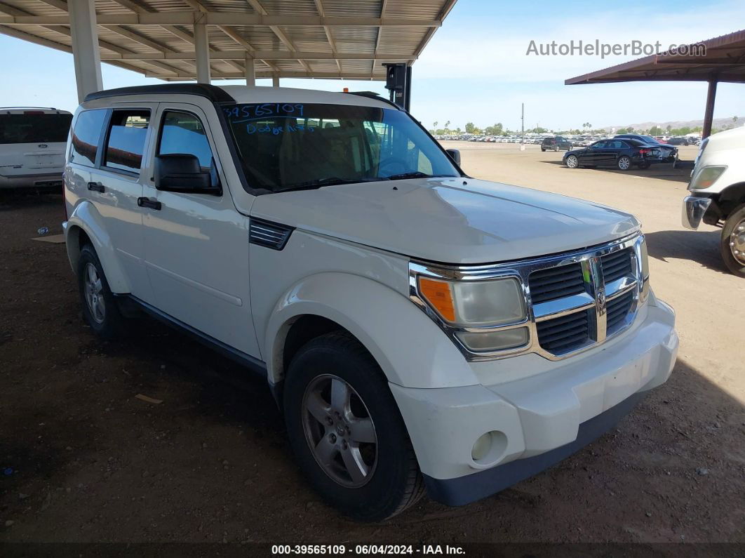 2008 Dodge Nitro Sxt White vin: 1D8GU28K98W275168